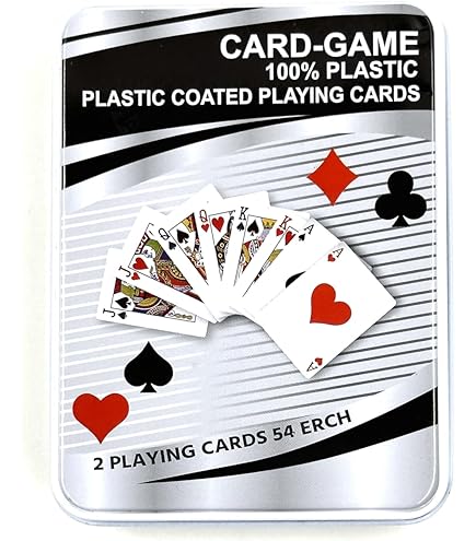 Daiso Plastic Playing Cards With Case : Amazon.ae: Toys